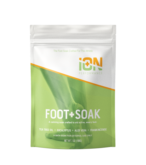iON Foot Soak for Active, Fatigued Feet 7.5 oz Travel Size 6 Pack